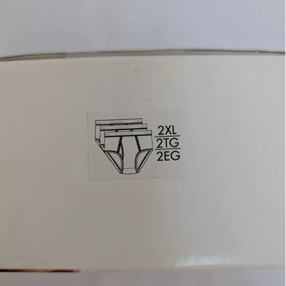Calvin Klein Mens Underwear BRIEFS Sz 2XL Cotton Classic Fit 3 Pack Black - Picture 4 of 5